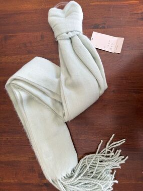 NWT Soft Sage Throw Scarf